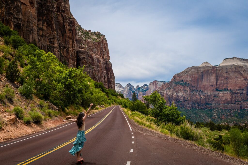 road, highway, path