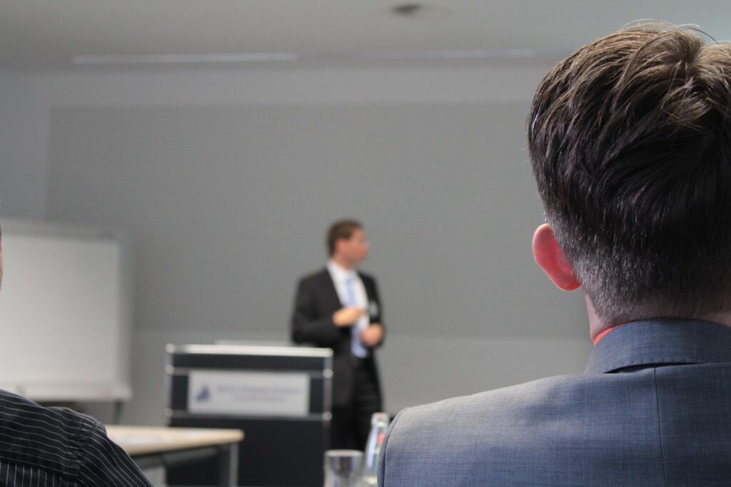event, dialog, lecture